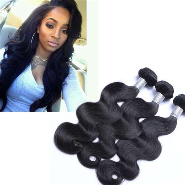 EMEDA natural black color peruvian virgin hair weave bundles whoelsale QM028